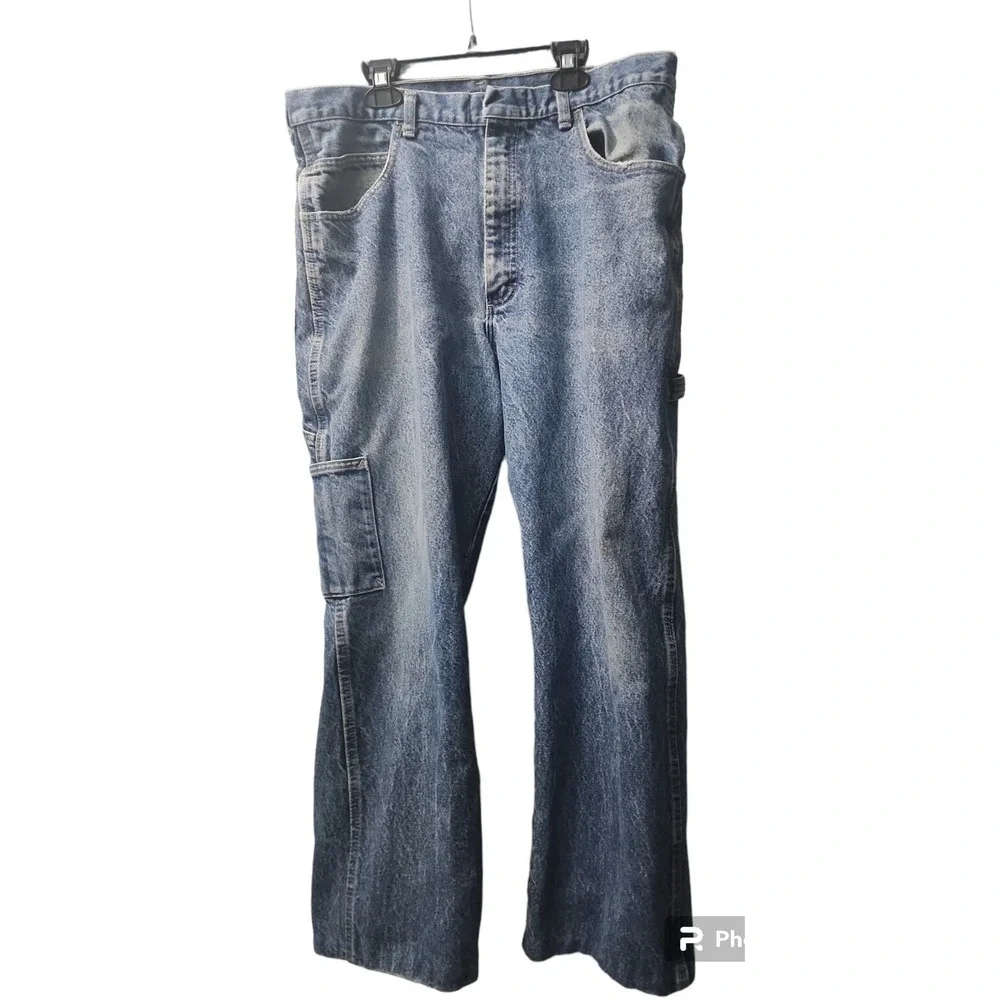 Bulwark FR Carpenter Jeans Flame Resistant Work Pants Denim‎ Blue Size 35x25
